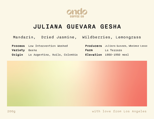 Colombia Juliana Guevara Gesha - 200g