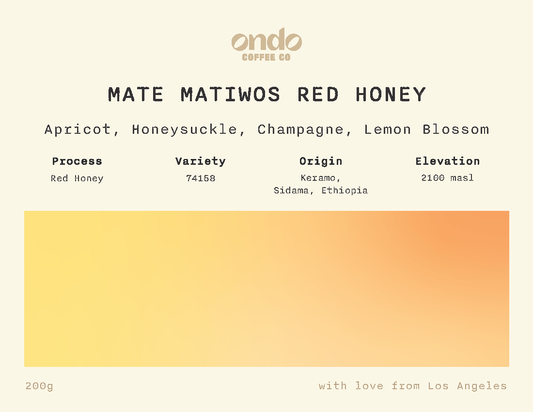 Ethiopia Mate Matiwos Red Honey - 200g