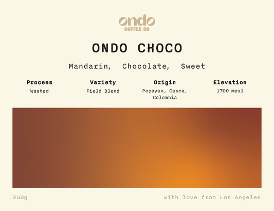 Ondo Choco [Colombia Popayan] - 250g